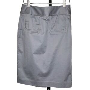 Talbots Gray Lined Pencil Skirt, Size 4
